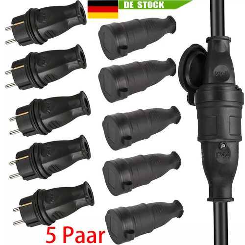 Schuko kupplung vollgummi - 10, x